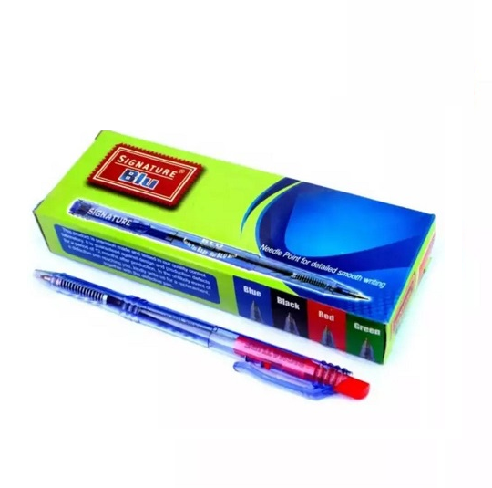 Signature Ball Pen Blu Pack Of 10.