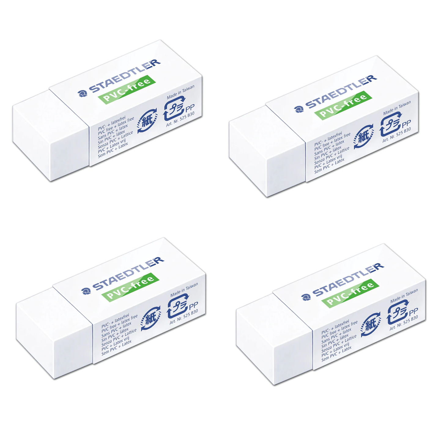 Staedtler Eraser B30 Blister Pack Of 4 Pcs.