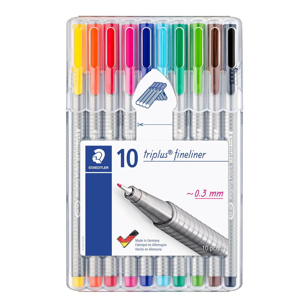 Staedtler triplus Fine Liner Pen Set.