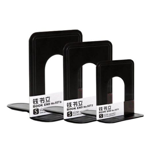 Three Flower Book End Metal