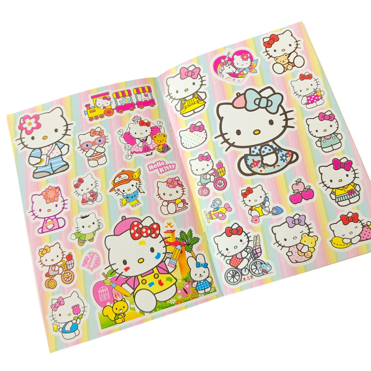 A5 coloring book with stickers
