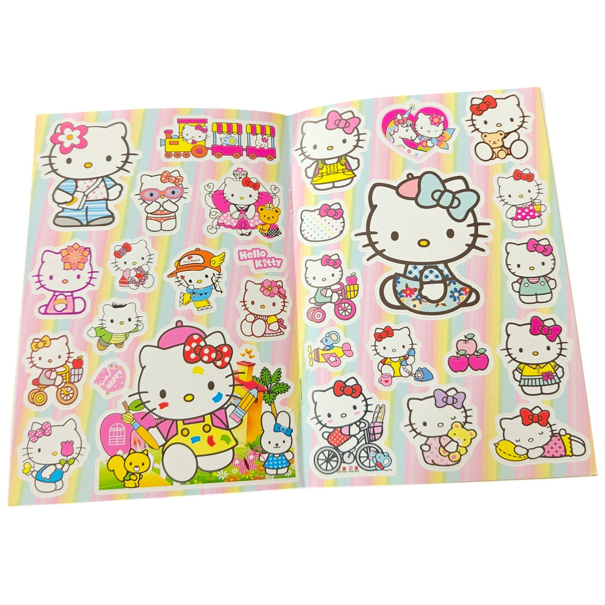 A5 coloring book with stickers