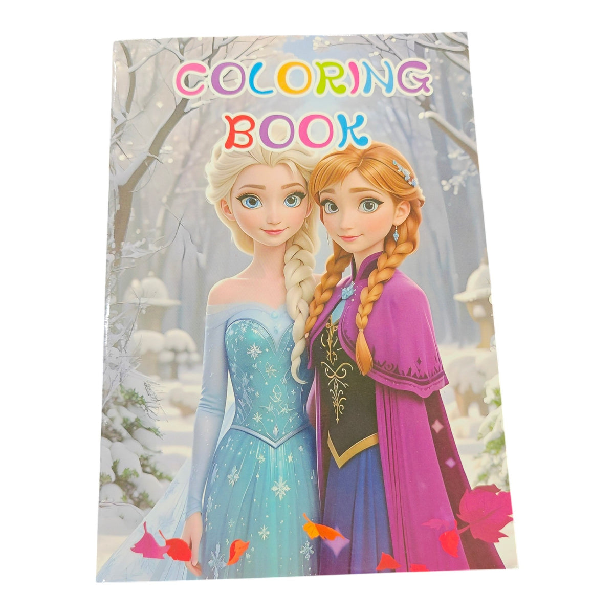 A5 coloring book with stickers