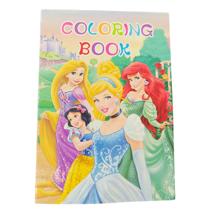 A5 coloring book with stickers