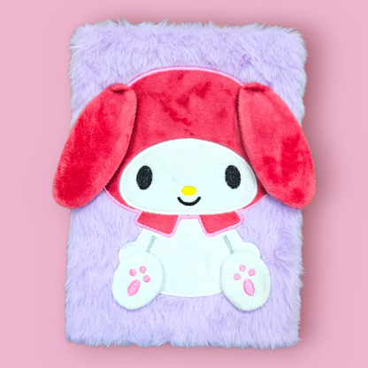 Fancy Note Book Journal A5 Furr Cute Rabbit Single Piece