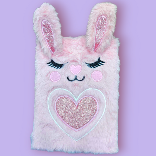 Fancy Note Book Journal A5 Furr Cute Rabbits Single Piece