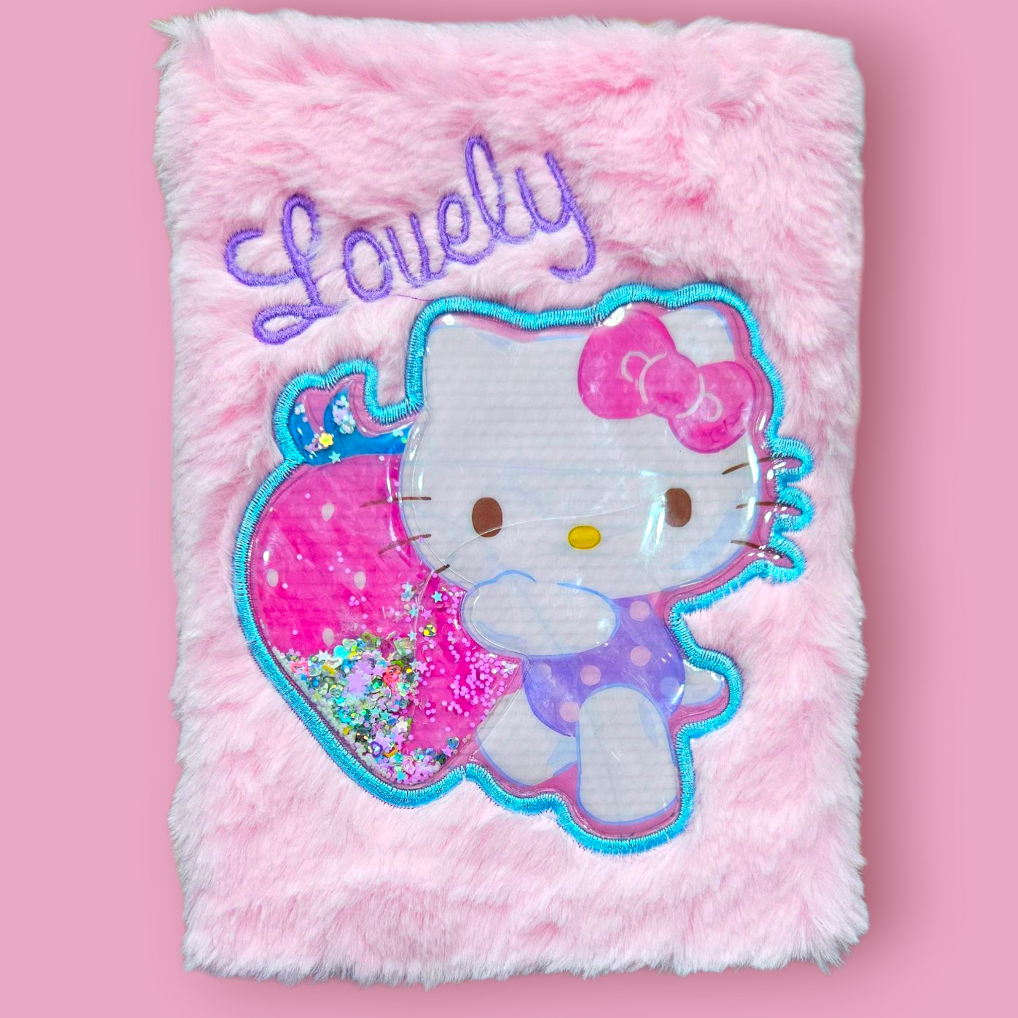 Fancy Note Book Journal A5 Furr Lovely Kitty Pink Single Piece ...