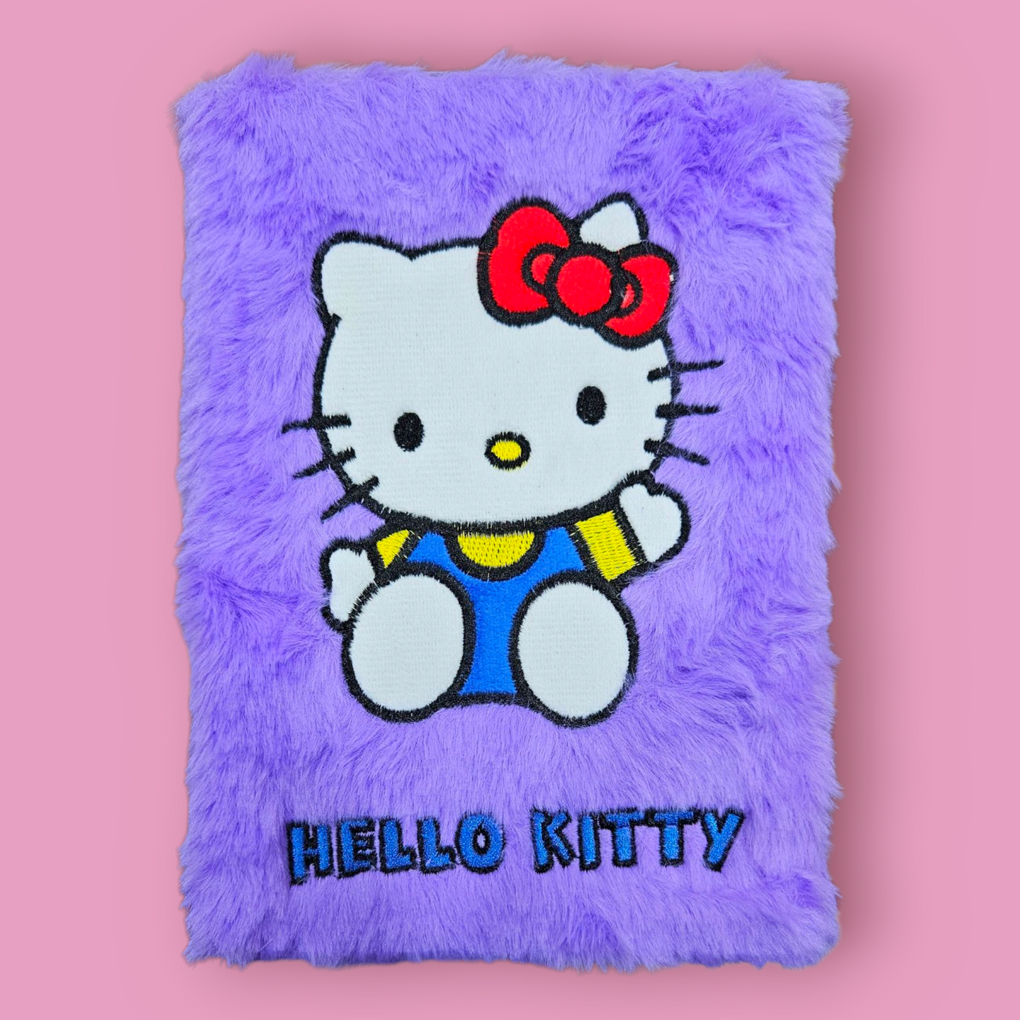 Fancy Note Book Journal A5 Furr Hello Kitty Purple Single Piece