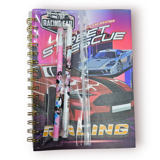 Boys notebook Racing