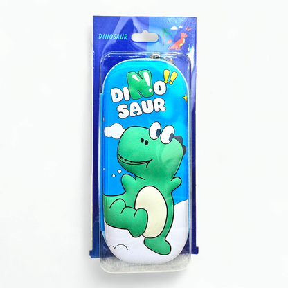Zipper Fiber Pencil Pouch Dino (Geometry Case) # 5902