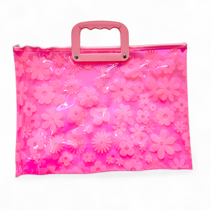 Clear Zipper folder bag kids/Document File #8095