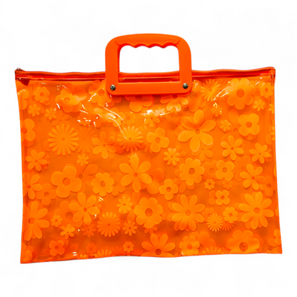 Clear Zipper folder bag kids/Document File #8095