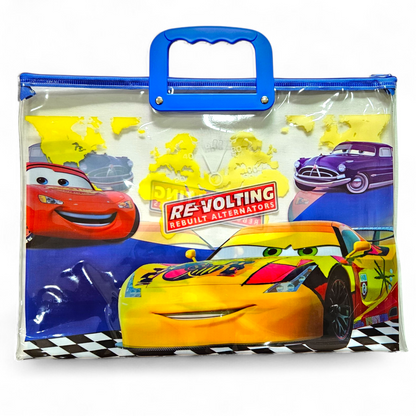 Clear Zipper folder bag kids/Document File #8095