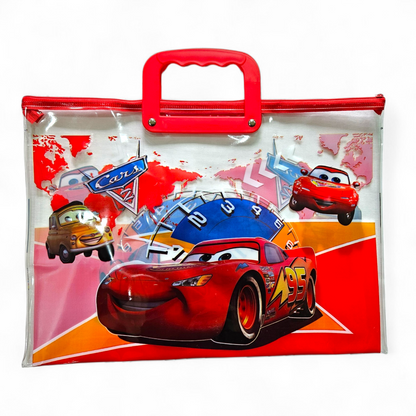 Clear Zipper folder bag kids/Document File #8095