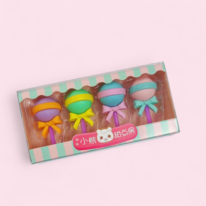 Bakery Eraser Set of 4 Pcs #8410