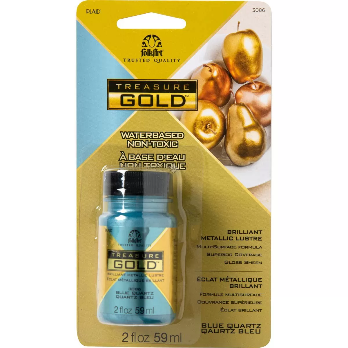 Folk Art Treasure Gold Metallic Luster 59ml