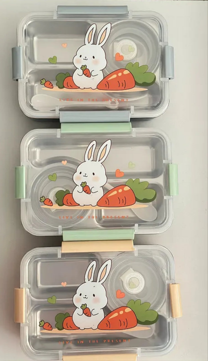 Stainless steel large lunch box for kids