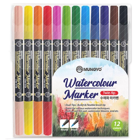 Mungyo Watercolor Marker Set