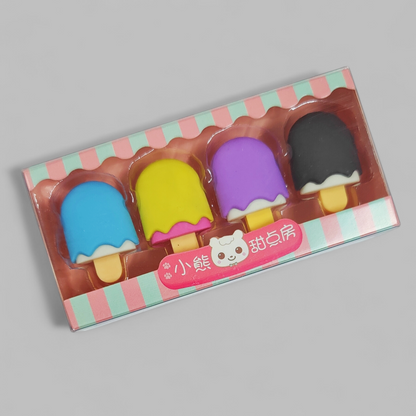 Bakery Eraser Set of 4 Pcs #8410