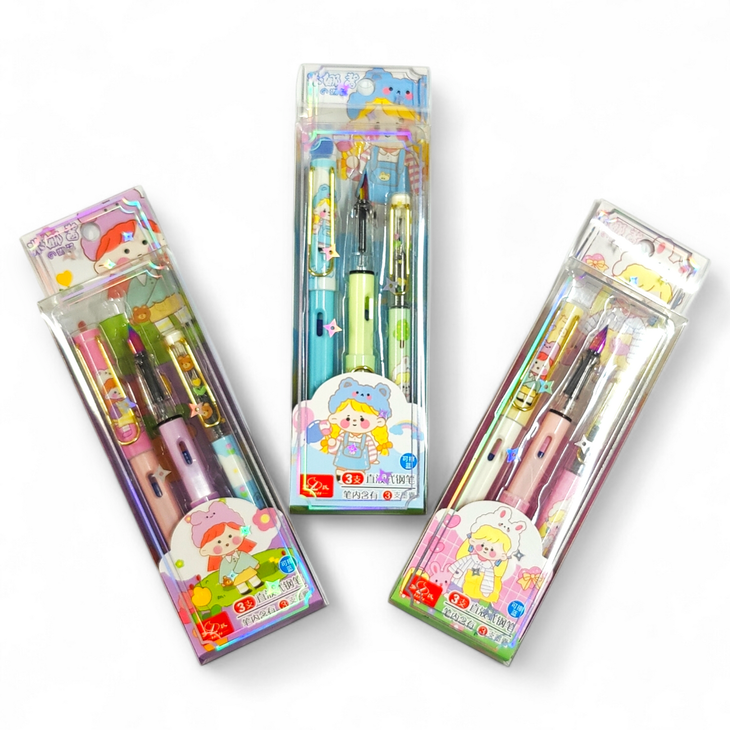 Cute Ink Pen Pack of 3 #7689 (15)