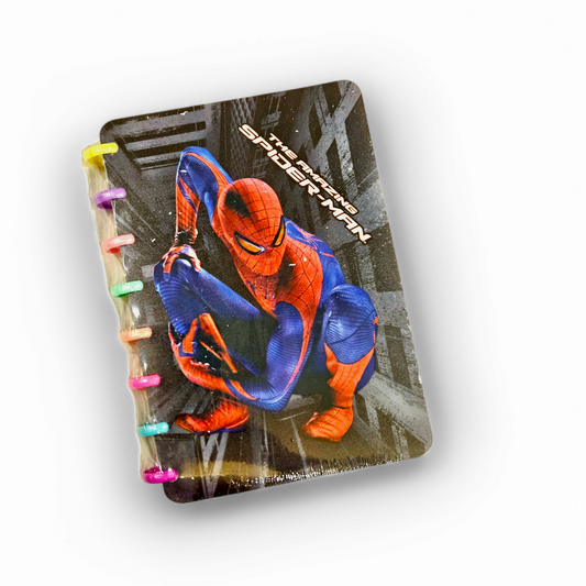 Spiral Spiderman notebook