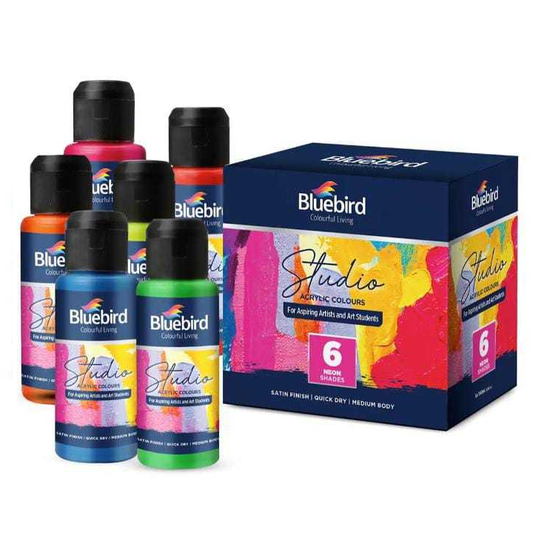 Bluebird Studio Acrylic 100ml Set Of 6