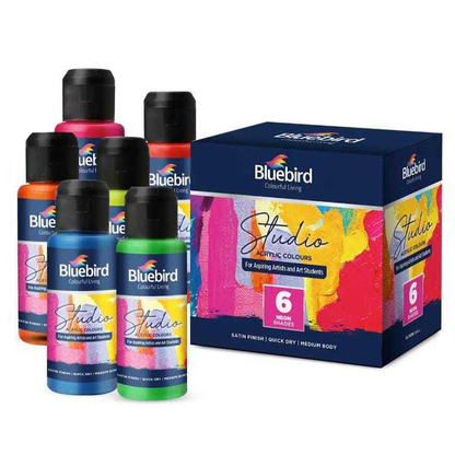 Bluebird Studio Acrylic 100ml Set Of 6