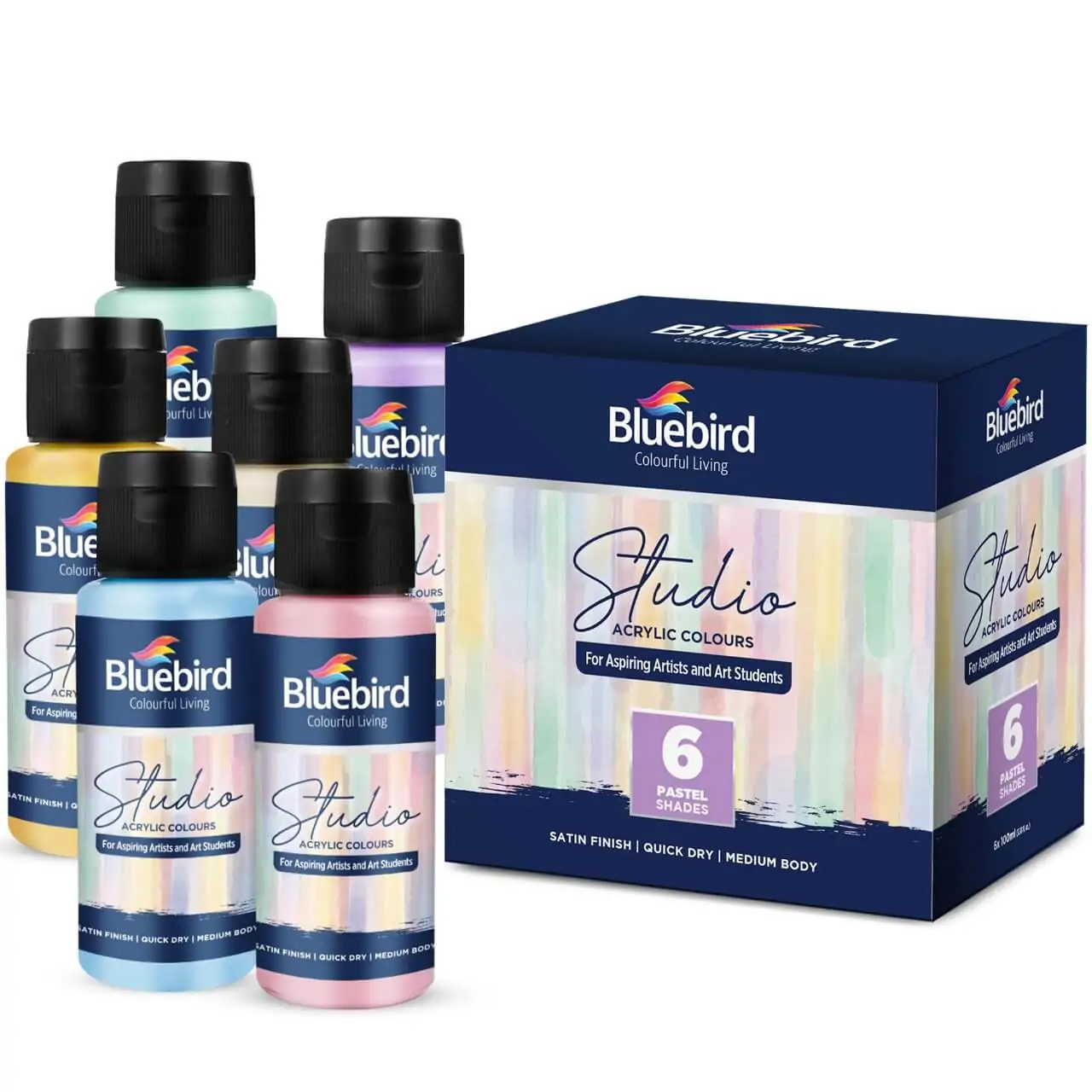 Bluebird Studio Acrylic 100ml Set Of 6