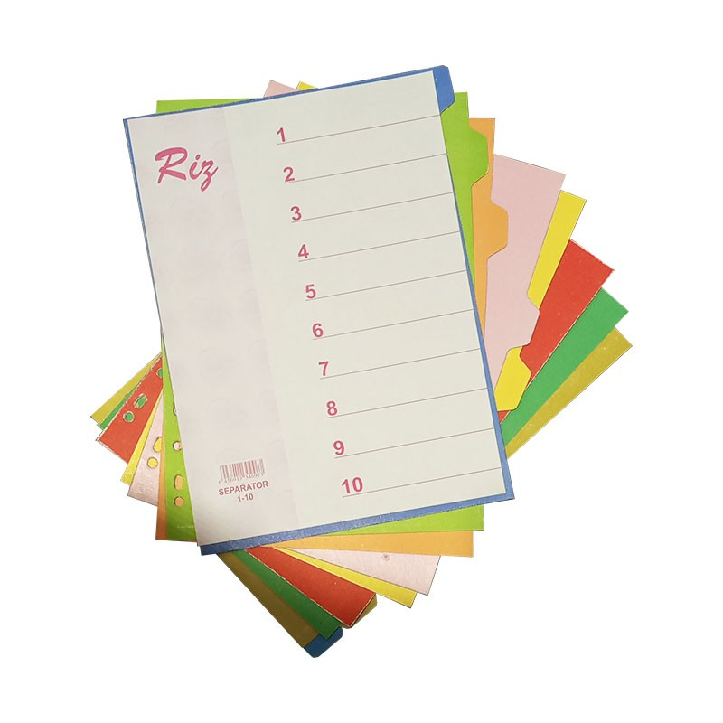File Separator card A4 – Shoukat Sons