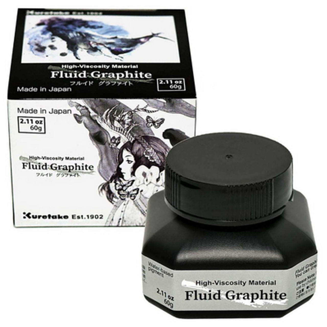 Kuretake Zig Fluid Graphite Ink (60 Gram)