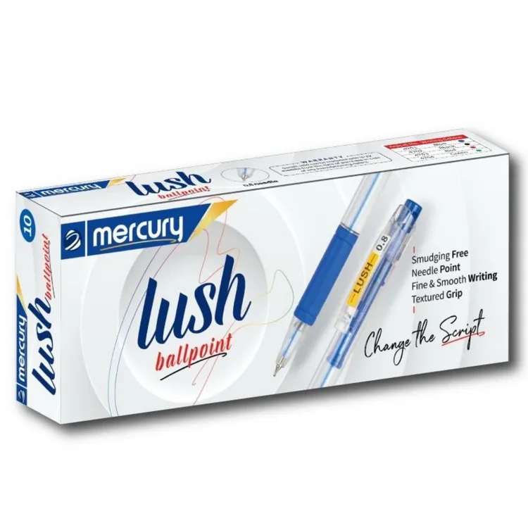 Mercury Lush Ball Point Pack Of 10