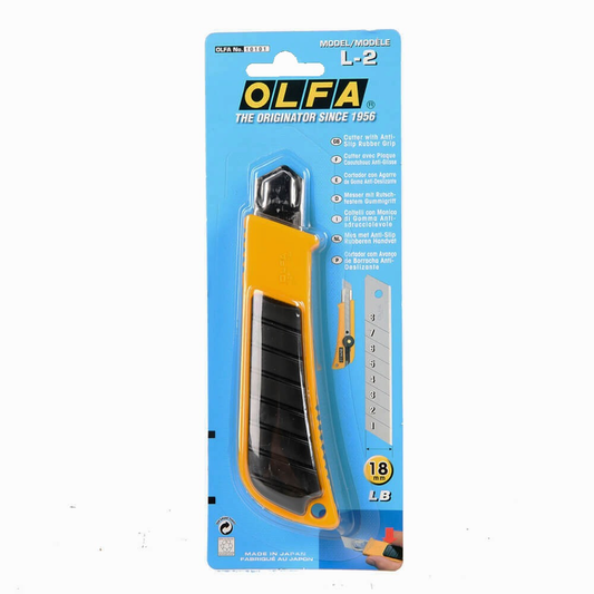 Olfa Heavy Duty Cutter With Anti Slip Grip (Model L-2)
