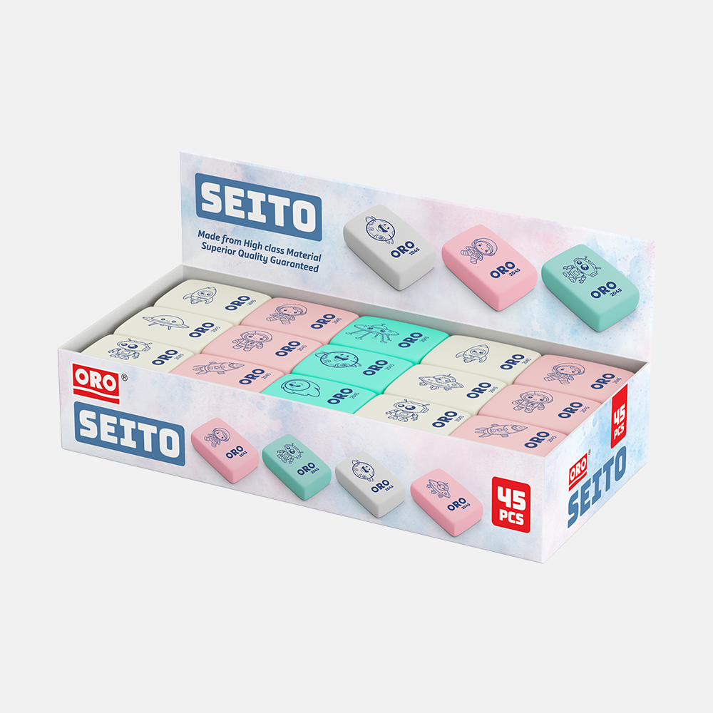 ORO Seito Eraser 2045 Pack Of 45 Pcs