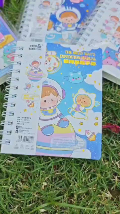 Fancy Note Book Journal A6 Space Single Piece