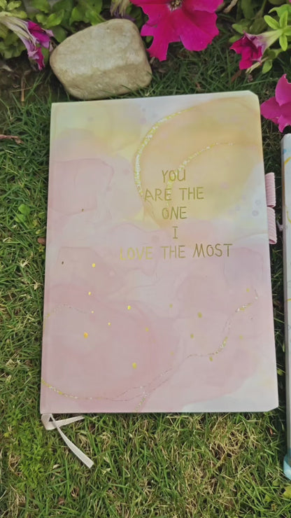 Blue journal notebook