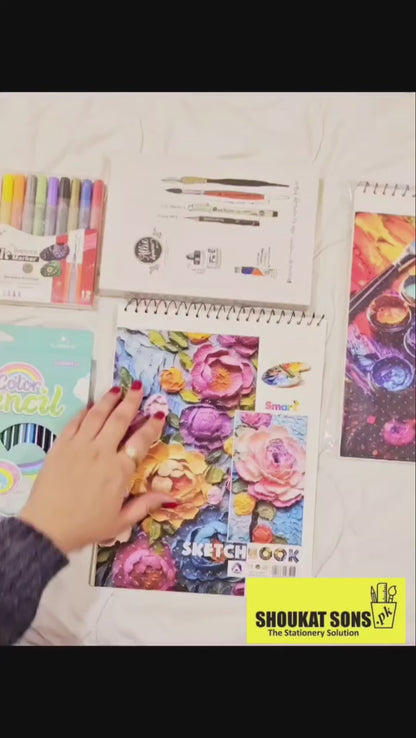 Allie Spencer Blank White Thick Paper Sketchbook/ art journal