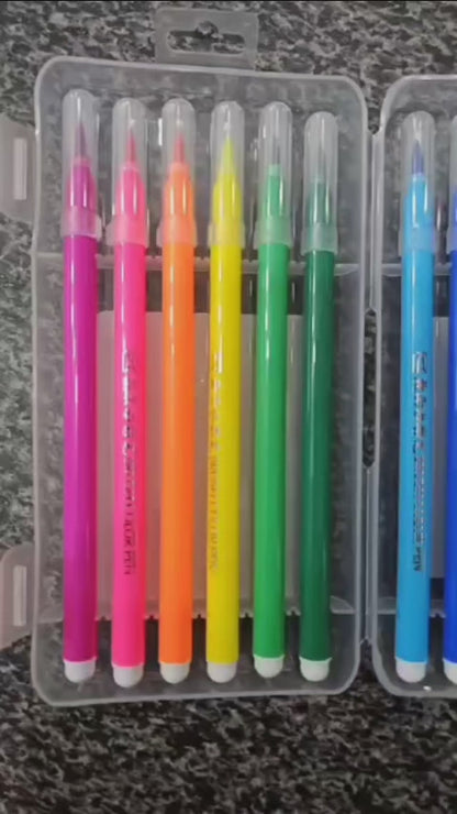 Brush water color 12 markers