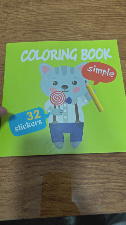 Simple coloring book