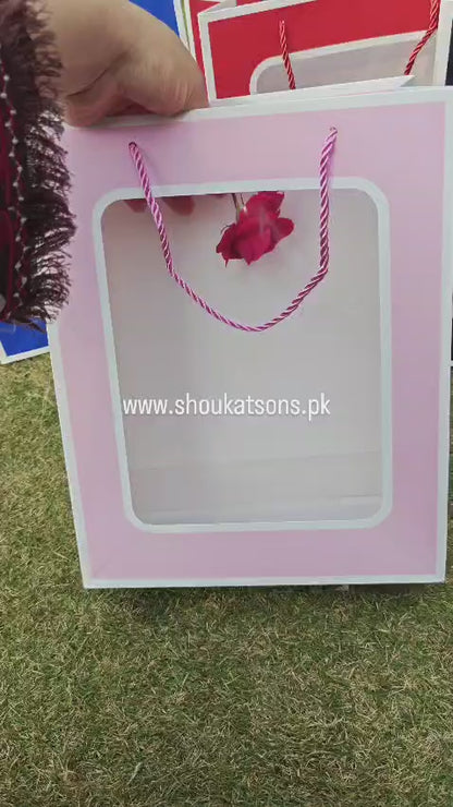 Transparent Window Goodie Bag 13x10 inches