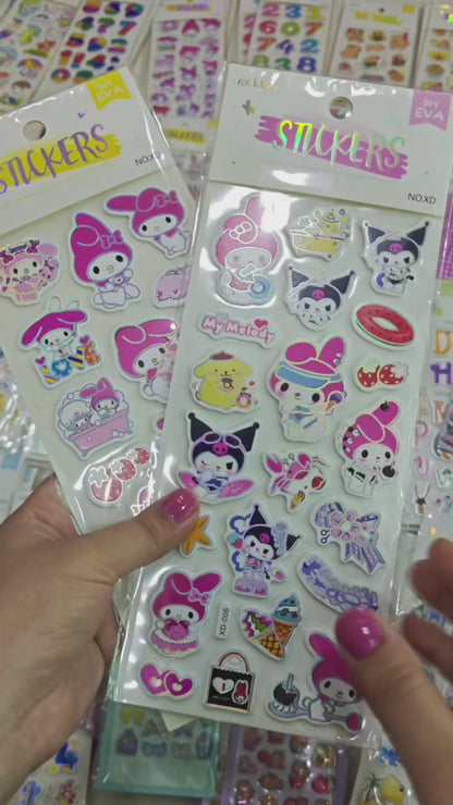 My melody foamic stickers(XD-005)