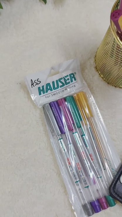 Hauser glitter gel pens 5