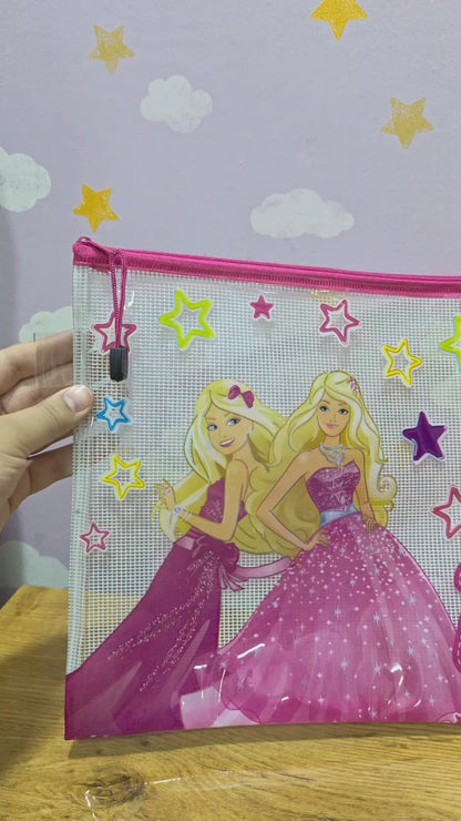Kids folder zipper bag