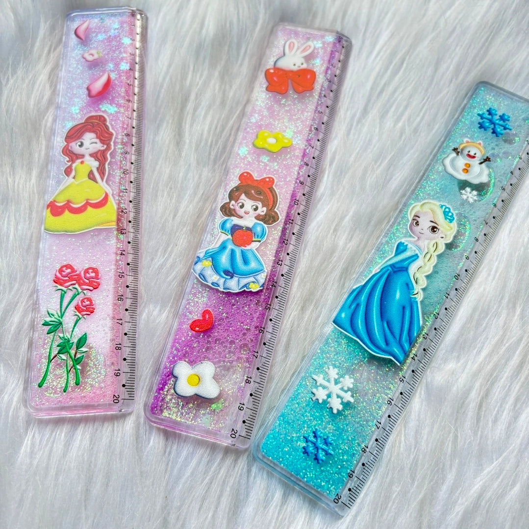 Princess Glitter Water Scale 8 inch