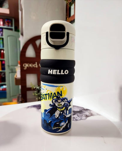 Spiderman kids stainless steel thermos water bottle 550ml (no.3329)