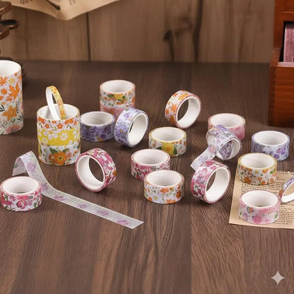 Flower series 18 rolls washi tape (JD3064)