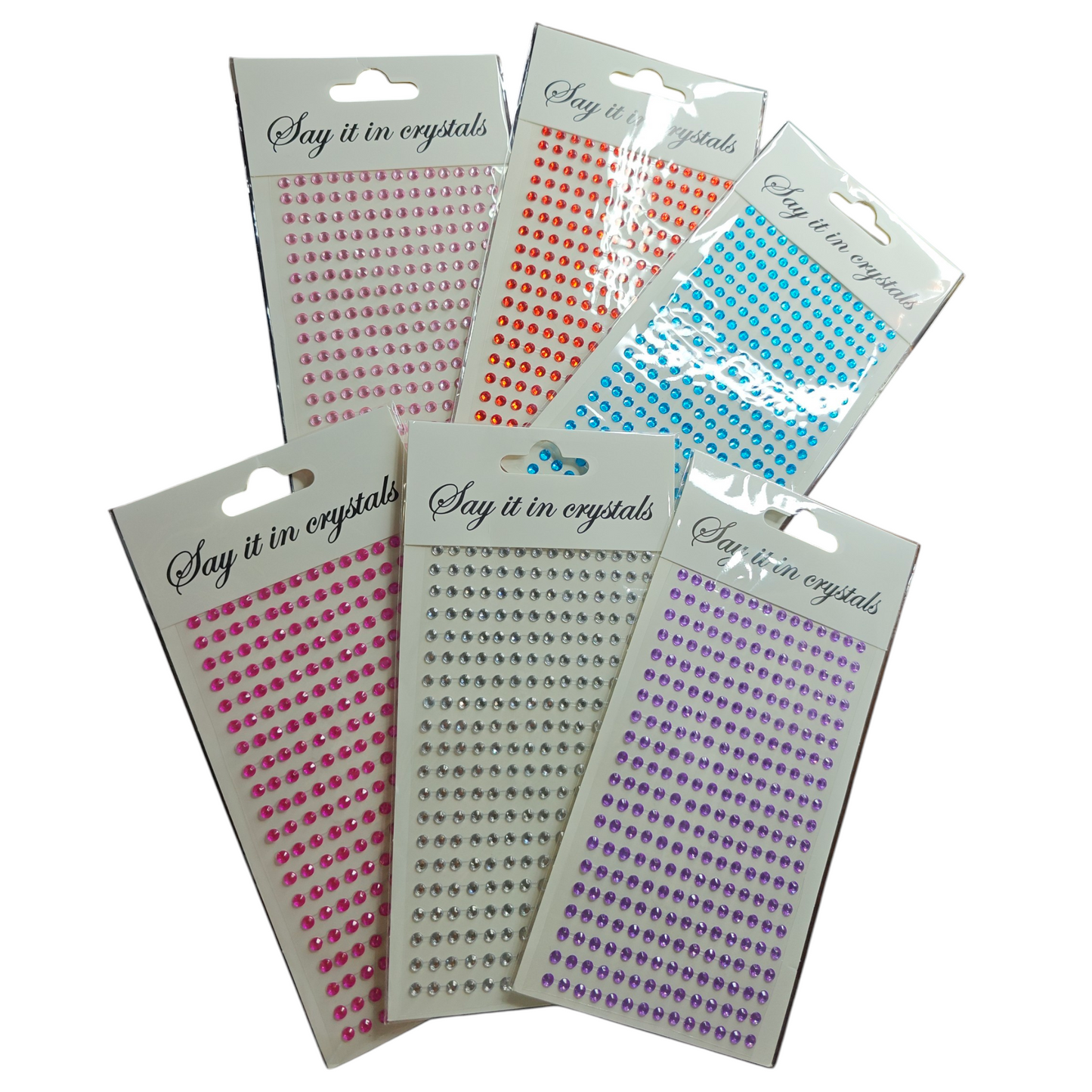 Rhinestone stickers for nail art, hair accessories, body art, face art n makeup