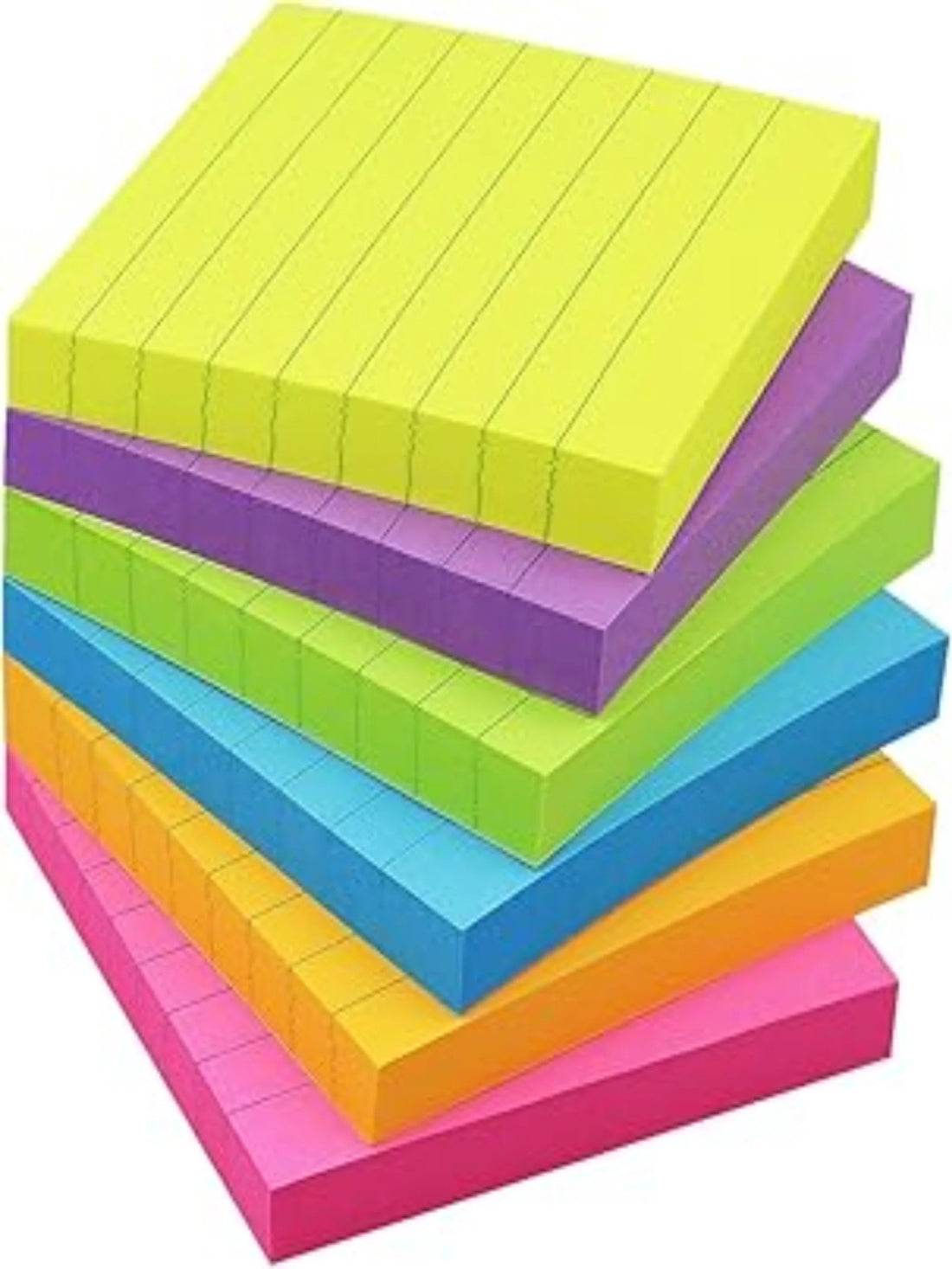Sticky Notes Lined- Multi Color (100 Sheets)