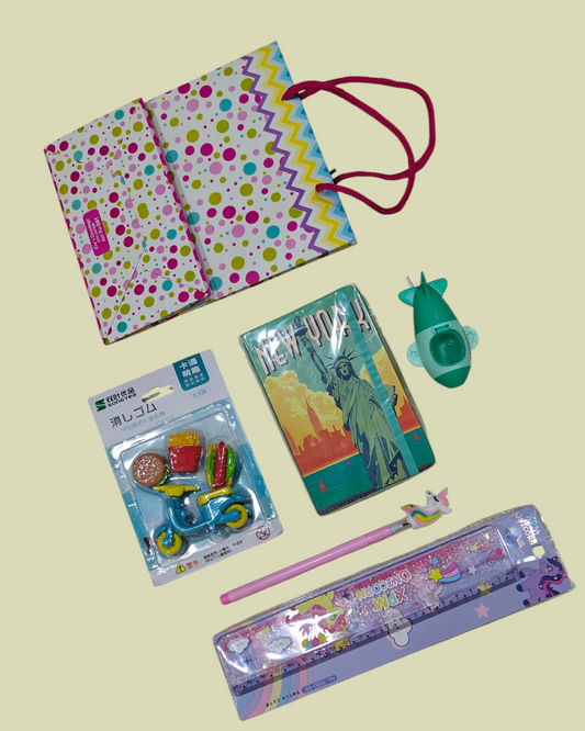 Goodie bag and cute stationery