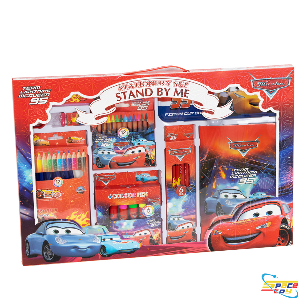 STATIONERY SET 9 PCS # 8001 CARS / SPIDERMAN