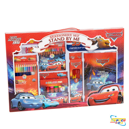 STATIONERY SET 9 PCS # 8001 CARS / SPIDERMAN